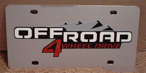 GMC Off Road 4 WD S/S plate